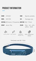 Aonijie W8105-Running Fanny Pack Lightweight Comfortable Hydration Fanny Pack Sport Pockets For Jogging Fitness Gym Hiking 2