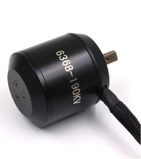 새로운 6368 bldc 아웃 러너 브러시리스 모터 190kv 280kv 센서리스 22-48 v 전기 밸런싱 스쿠터 전자 스케이트 보드 용