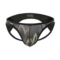 Мужские трусы брифы сексуальные напечатанные jockstrap Нижнее белье Bulge Pouch мужские трусы