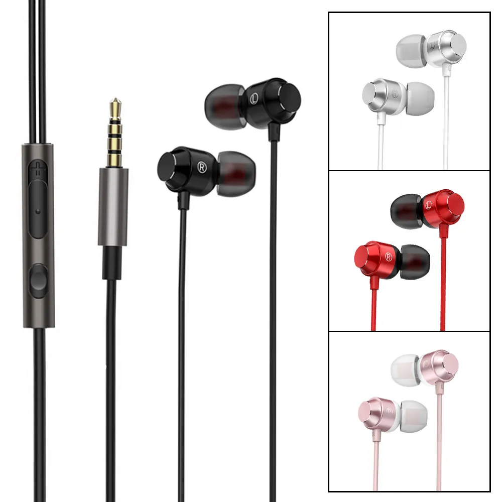 Универсальные портативные проводные наушники eпула магнитные стерео с двойными
