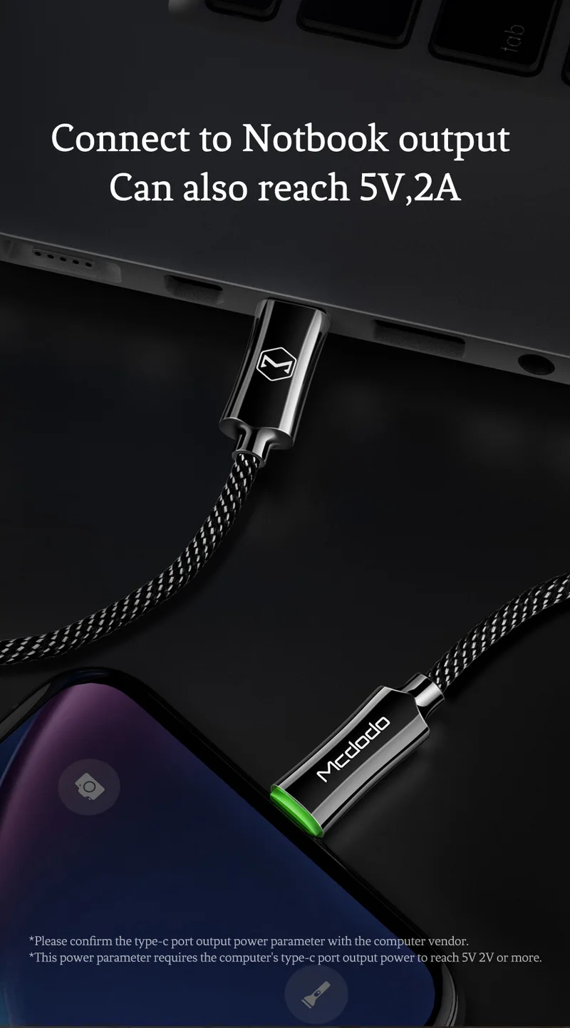 MCDODO автоматическое отключение PD Быстрая зарядка USB кабель для iPhone 11Pro XS Max XR X 8 7 6 6S Plus type C быстрое зарядное устройство для зарядки телефона