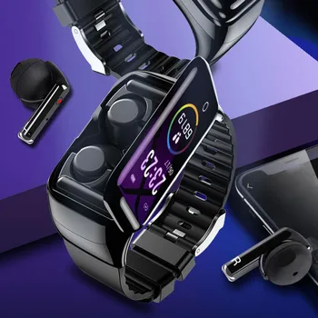 

Newest M7 Smart Watch with Earphone BT5.0 Support Bluetooth Calls Heart Rate Monitor Smartwatch Headphones Men
