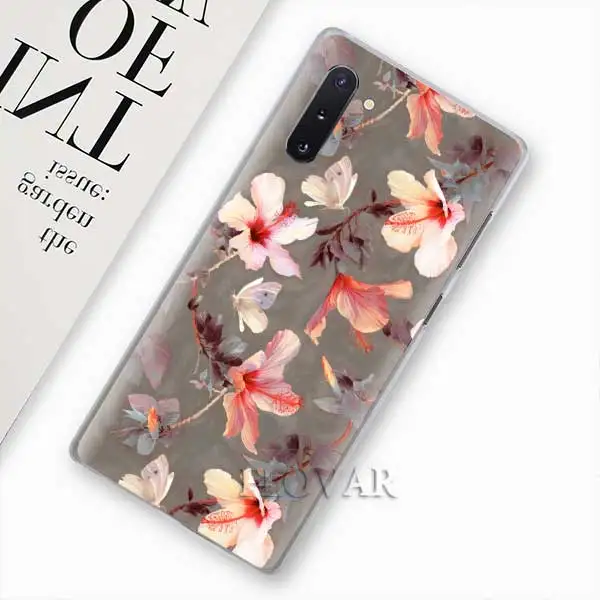 Мандала Цветок дурмана цветочный телефонный корпус для samsung Galaxy Note 10 S10 плюс 5G S10e A30 A40 A50 A60 A70 M40 жесткий чехол - Цвет: 014