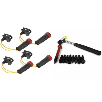 

Paintless Dent Repair Hail Removal Tools Kit Tap Down Pen with 9 Heads Pdr Tools Set Tools Kit with Brake Sensors