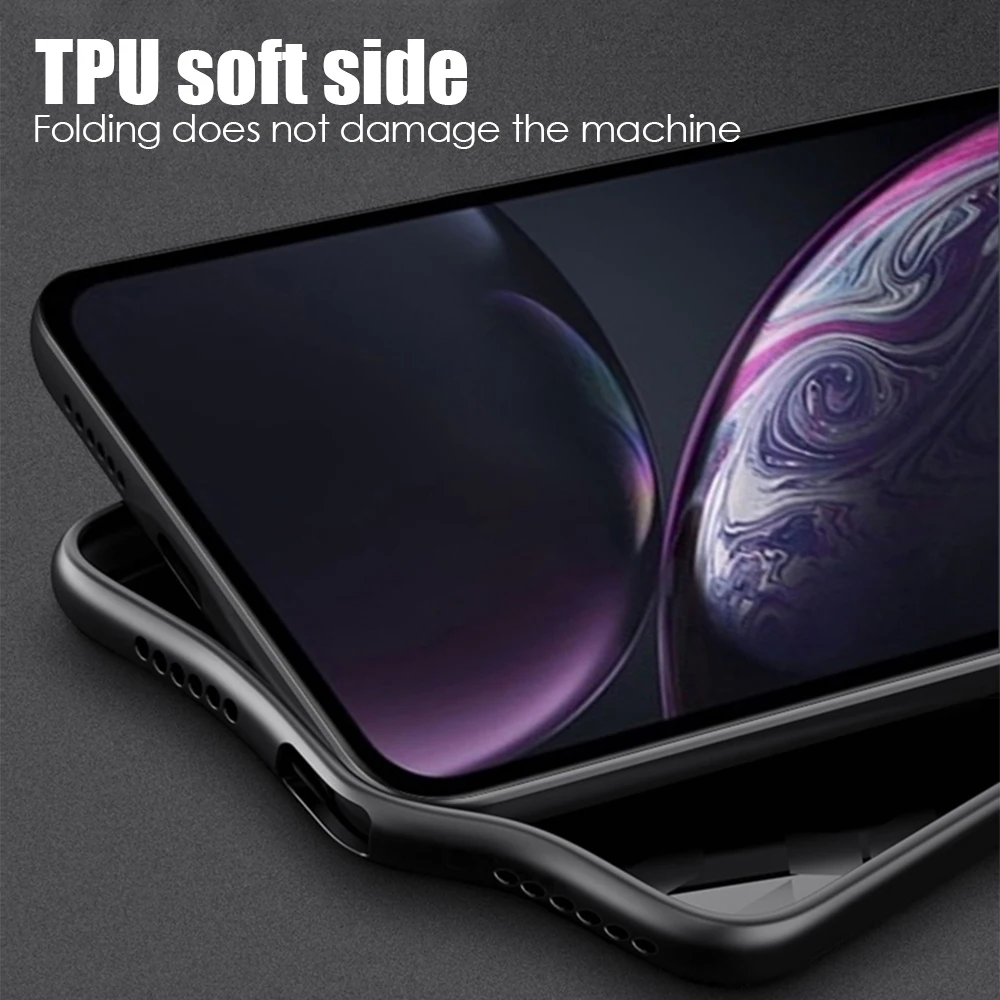 Роскошный Деревянный градиентный стеклянный чехол для iPhone 11 Pro MAX с мягкими
