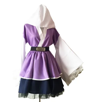 

Anime Cos NARUTO Cosplay Costume Shippuden Road to Ninja Hyuga Hinata Summer Suit Anime