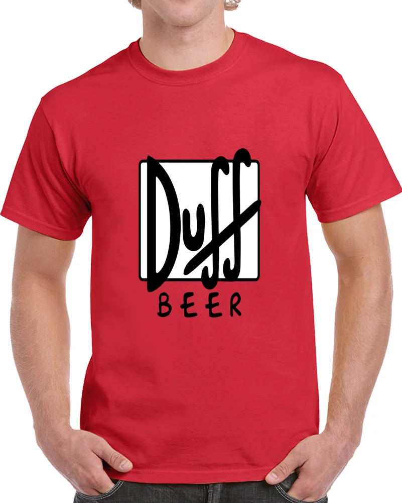 Мужская футболка с логотипом Duff Beer женская | одежда