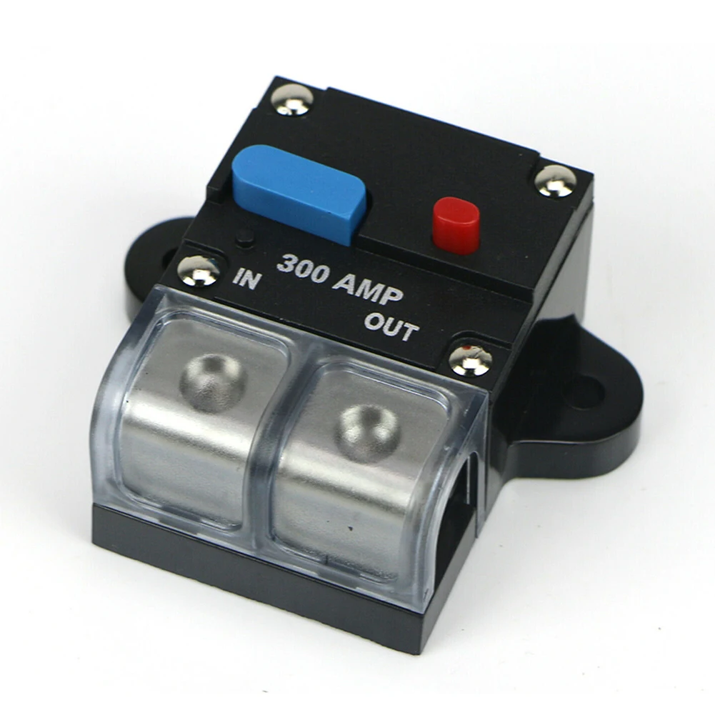

Push Button Inline Stereo Switch Automatic Amplifier Recovery Resettable Manual Inverter Fuse Holder Circuit Breaker Car Audio
