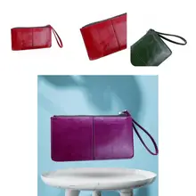 

Multifunctional Coin Purse Zipper Opening Faux Leather Ladies Hand-held Casual Wallet Fashion Wallet Ladies Wallet