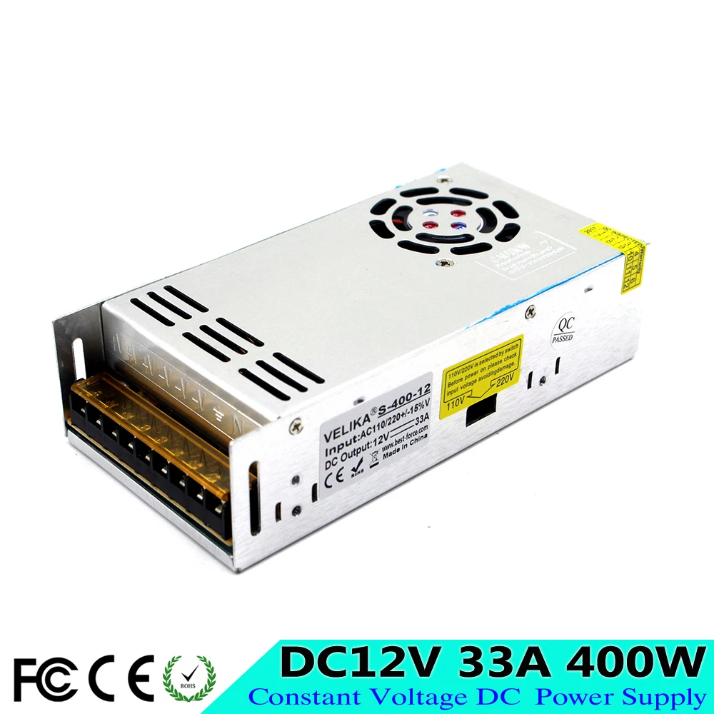 Новое поступление DC12V 33A 400 Вт драйвер импульсного источника питания