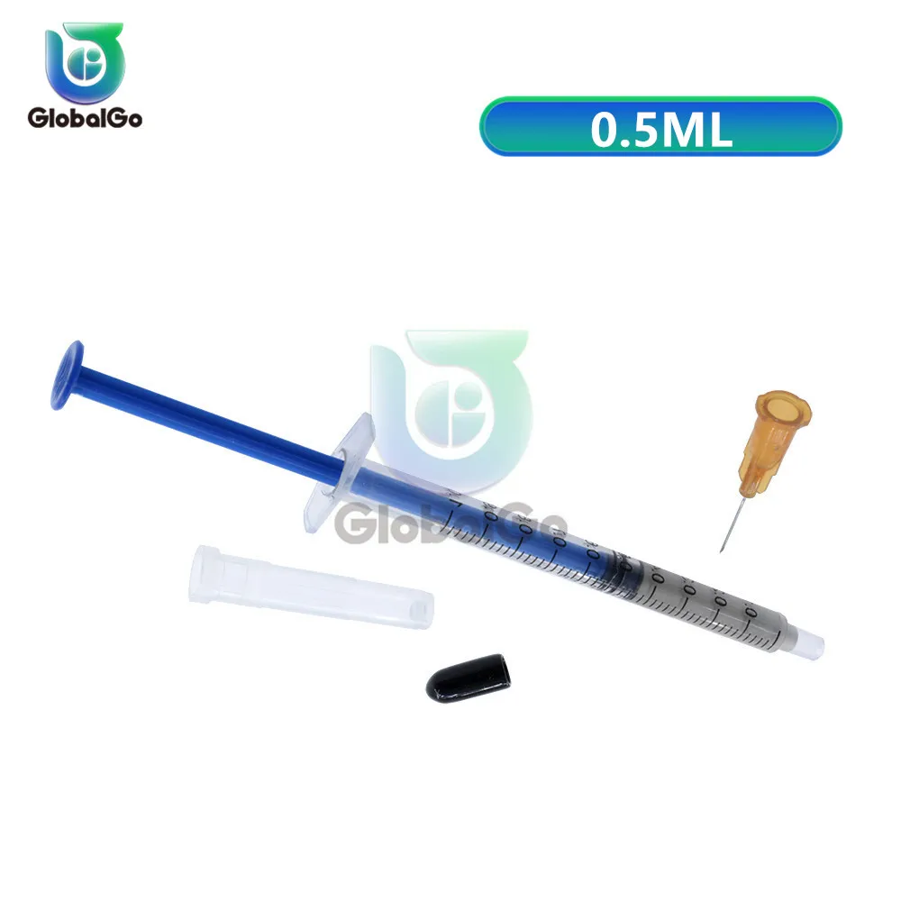 0.5ML Игла в форме звезды-922 PCB PGA BGA SMD с гибким наконечником шприц флюс паяльной пасты Смазка ремонт Solde припой для снятия фитиль провода - Цвет: 0.5ML