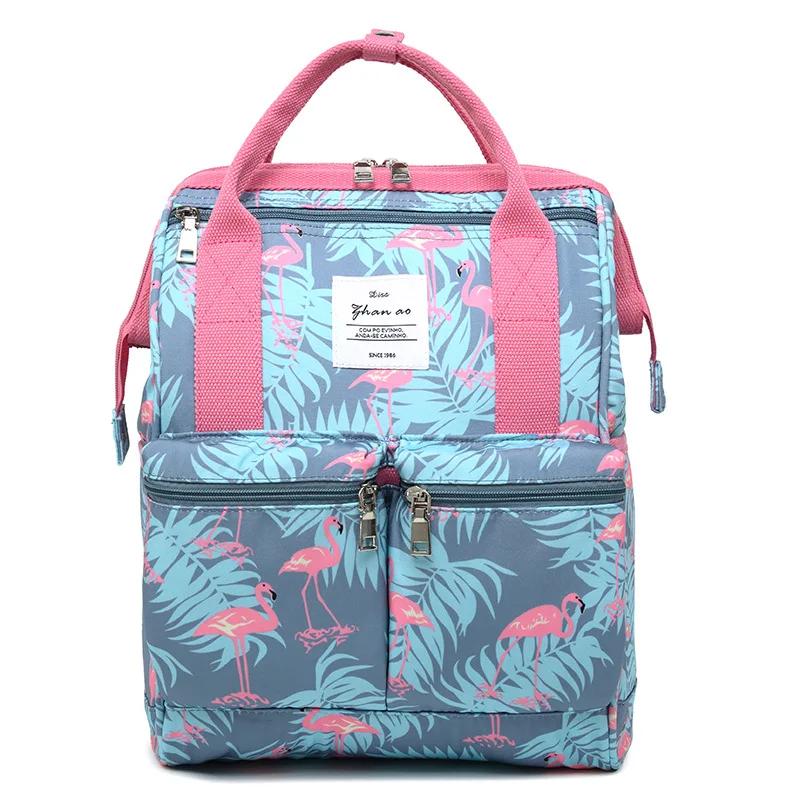 

Waterproof Mummy bag 2019 Korean version Fashion Multifunction High capacity Go out Backpack Storage Expectant Scratchproof