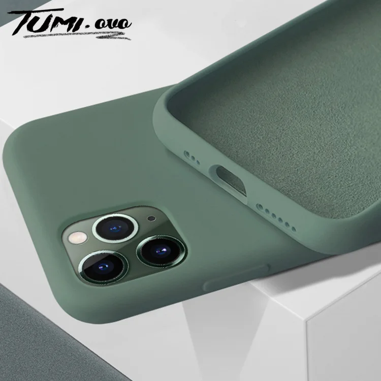 

New Color Rubber Case For iPhone 7 8 6 6S Plus Original Liquid Silicone Cover Candy Color Coque For iPhone X XS 11 Pro Max XR