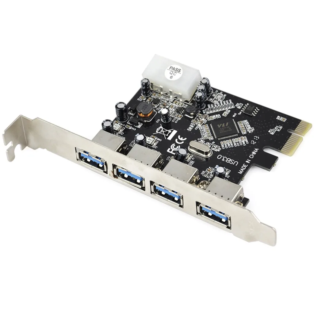 CARPRIE кабели 4 порта USB 3,0 Pci-e плата расширения PCIe PCI Express USB 3,0 кабель адаптер питания аудио ноутбук ПК Cable-L1016