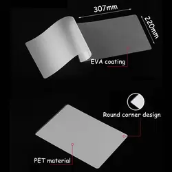 70 Mic A4 Термическое дублирование мешочки 220 мм x 307 мм прозрачный EVA ПЭТ пленка для ламинирования/листы для фото бумажные файлы карты 100 шт./упак