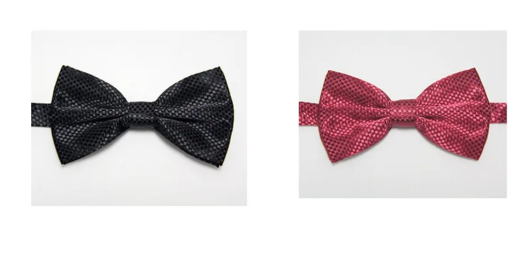 England Fashion Men Bow Bowtie Jacquard Polyester Collar Flower Pure Pigment Plaid Bowtie Manufacturers Currently Available Whol