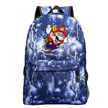 

School Bags for Teenage Girls Mochila Backpack Men Super Mario Bag 31 Sac A Dos Travel Nylon Laptop Women Fashion Mujer Backbag