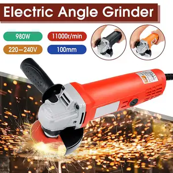 

980W 240V Electric Angle Grinder Multi-function Electric Grinding Machine Power Tool Grinding Cutting Grinding Metal Polisher