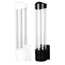 Антипылезащитный одноразовый пластиковый бумажный диспенсер для чашек, держатель для хранения, автоматическое удаление стаканчиков