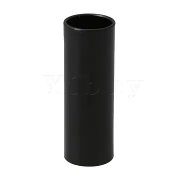 

Yibuy Black Stainless Steel Guitar Finger Slide 70MM Musical Tool