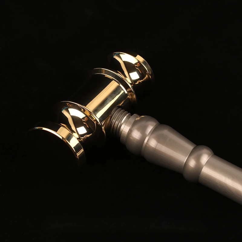 

18K gold-plated hammer, manual hammer, brass hammer, precision hammer, aviation aluminum handle