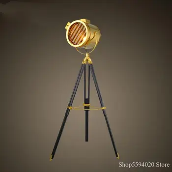 

Creative Loft Floor Lamp American Retro Industrial Wind Tripod Standing Lamp Living Room Decor Home Floor Lamp Lampara De Pie