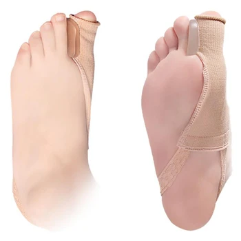 

1Pair Feet Care New Big Toe Hallux Valgus Corrector Orthotics Bone Thumb Adjuster Correction Pedicure Socks Bunion Straightener