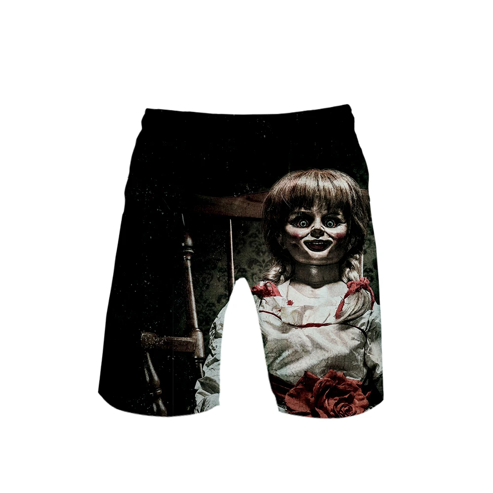 Хит! пляжные шорты Annabelle с 3D принтом, Мужская модная уличная одежда, шорты,, Harajuku, модная летняя одежда