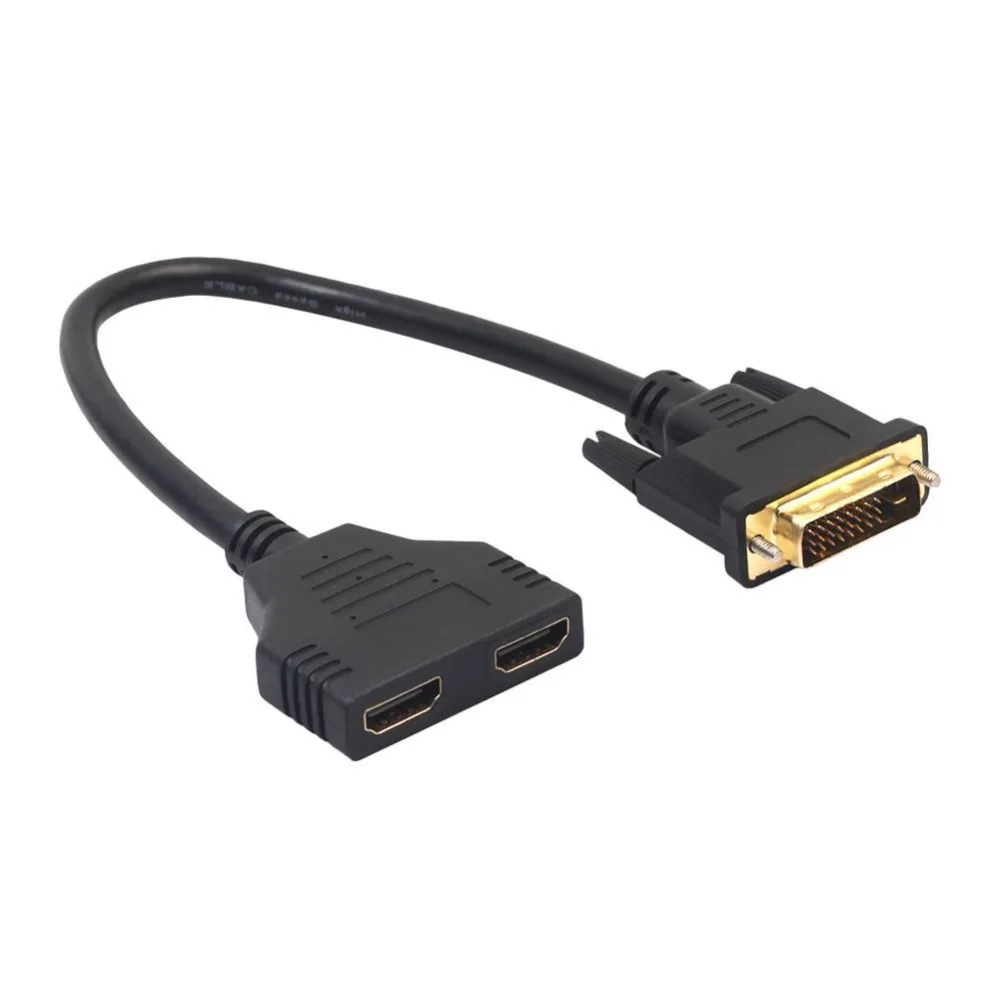 1080 P HDMI Женский к DVI-D 24 + 1 Мужской DVI адаптер кабель двунаправленный конвертер для