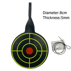 Shooting Target Plates Bullseye Portable Round Shaped Tactical Paintball Hunting Target Bullseye Air Rifle Supplies Accessories