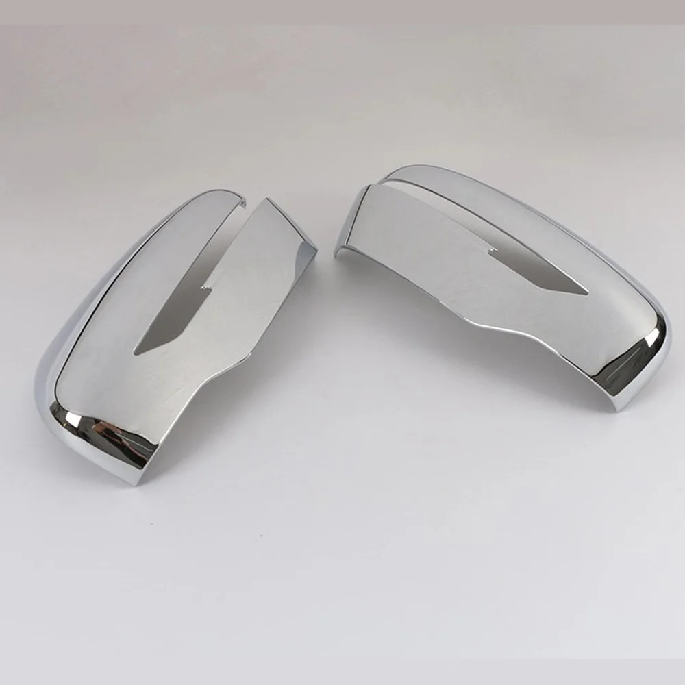 JEAZEA 1 Pair Rear view Mirror Cover Trim Chrome styling Fit For Nissan Qashqai Auto Accessory