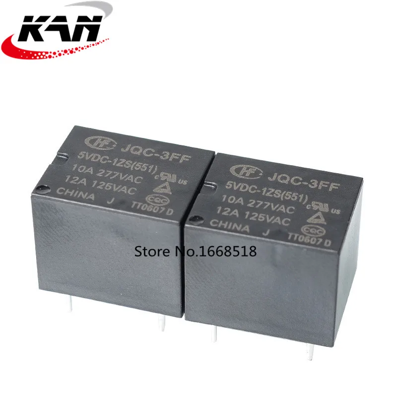 

20 шт./партия, силовые реле HF3FF JQC-3FF-5VDC-1ZS JQC-3FF-9VDC-1ZS JQC-3FF-12VDC-1ZS JQC-3FF-24VDC-1ZS 10A250VAC 5pin