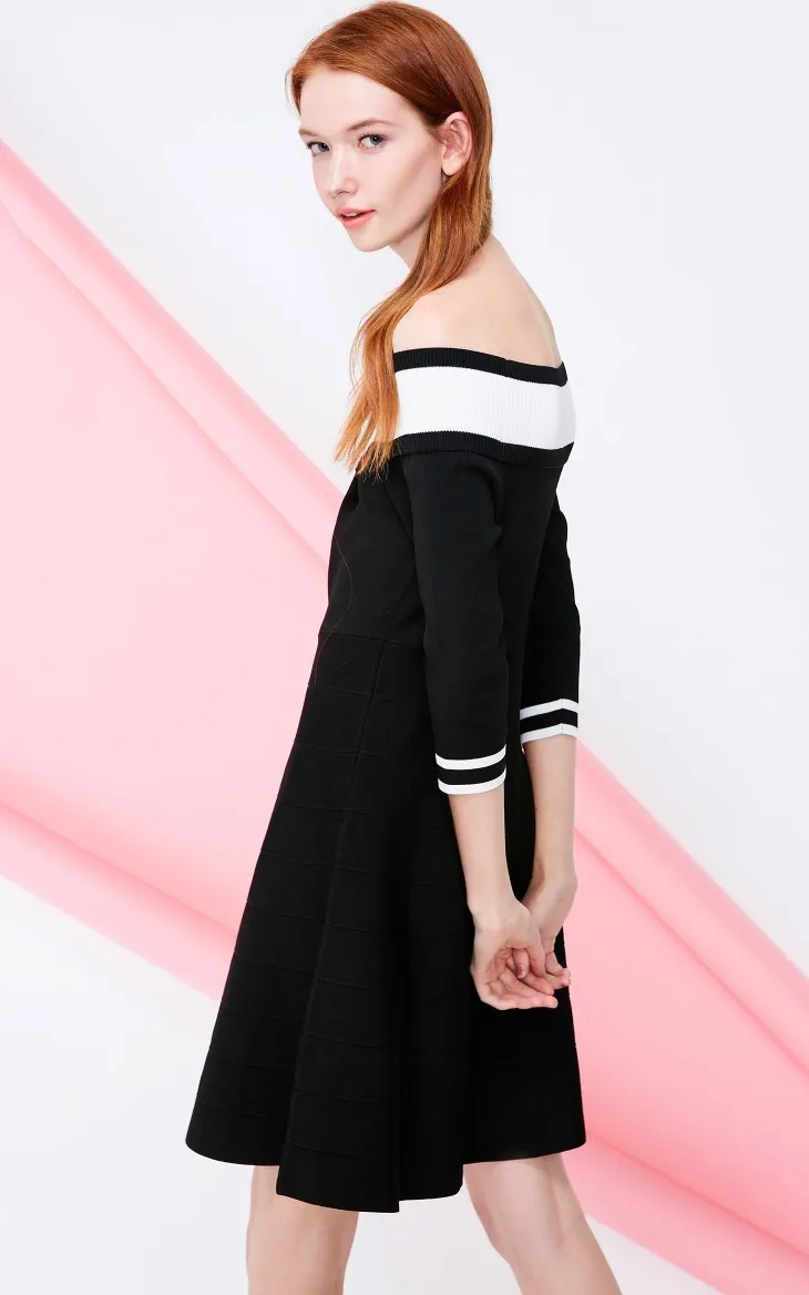 Vero Moda женское облегающее платье с открытыми плечами и высокой посадкой | 319146502