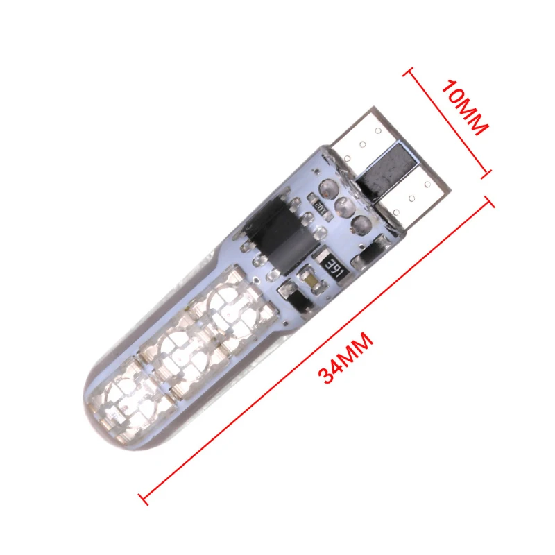 VGETTING 1 комплект RGB Авто ширина индикаторная лампа T10 силиконовый 5050-6SMD окружающий светильник Автомобильный светодиодный светильник мигающая атмосферная лампа