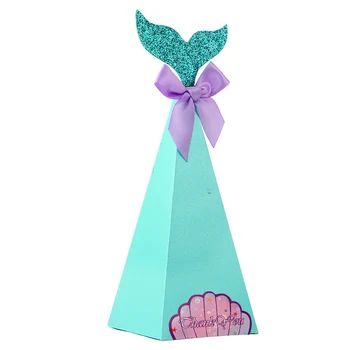 

20pcs/set Cute Party Supplies Triangle Kids Foldable Gift Tail DIY Home Packaging Wrap Lightweight Candy Box