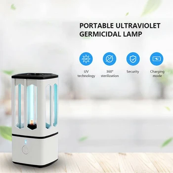 

Portable Ultraviolet Germicidal Lamp 360 Degrees Sterilization UV Sterilization Lamp For Home UVC Ultraviolet Lamp