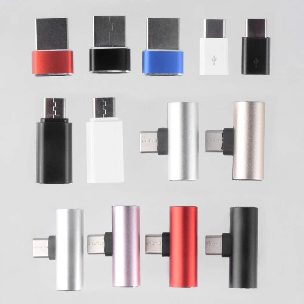 USB C Adapter Type C Male To USB 3.0 Female OTG Converter Type Male To Micro Female 5/10pcs For Mobile Phones Tablets otg adapter,usb to type c adapter,type c adapter