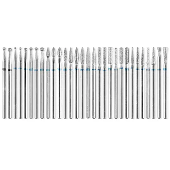 

30PCS Manicure Metal Nail Drill Bits Manicure Machine Accessories Rotary Electric Nail Files Manicure Exfoliation Nail Tool