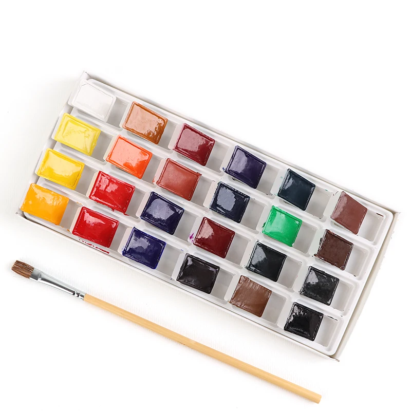 Watercolor Paint Watercolor Pigment Russian White Nights Solid Conem Sonnet Student Artist Grade 12 16 24 36 Colors For Watercolor Painting Set
