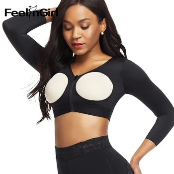 

FeelinGirl Posture Corrector Arm Control Shapewear Women Arm Shaper Back Shoulder Shoulder Corrector Back Support Slimmer Sleeve
