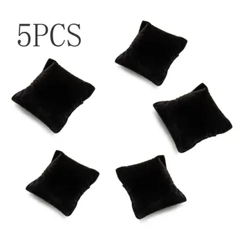 

5pcs/set Black Jewelry Packaging Pillow Cushion Sponge Covers Decorative For Watch Display Gift 2019 Display