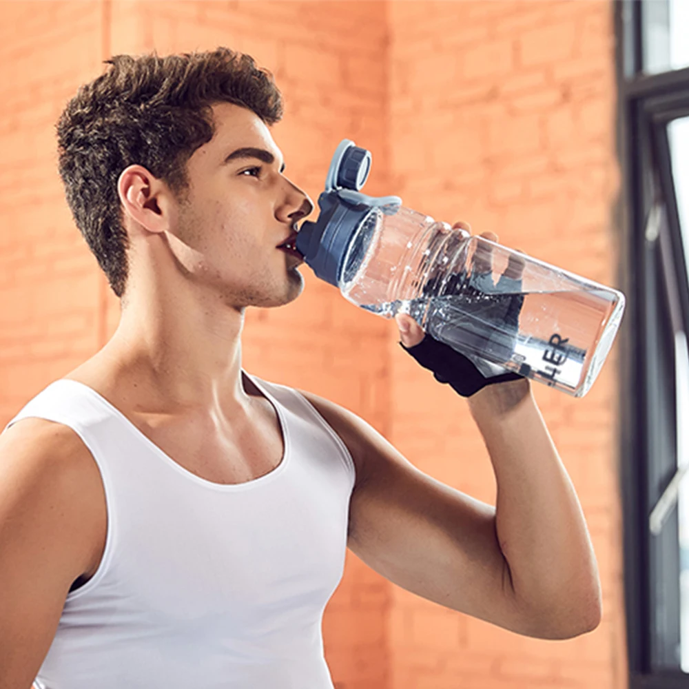 

2000ML 1500 1000ML Large capacity Explosion Sports Water bottle Leakpro Outdoors PC plastic Bodybuilding Portable Sealed kettle