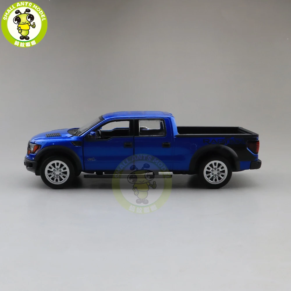 1/34 Ford F150 F-150 Raptor пикап литая модель автомобиля игрушки для детей Детское звуковое освещение Вытяните назад Подарки для мальчиков девочек