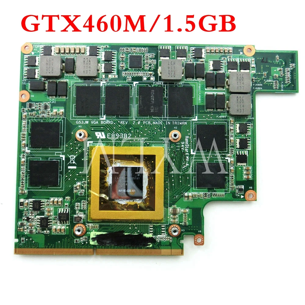 G73JW GTX460M N11E GS A1 1 5 GB VGA Видеокарта плата для ASUS G53JW G53SW G53SX G73SW ноутбук|board board|board cardboard
