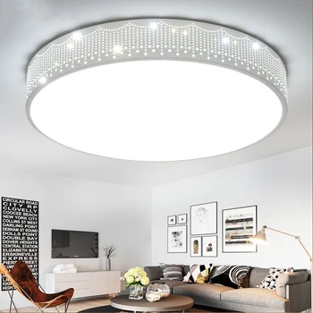 

New LED Ceiling Light Nordic Style Lamp Living Room Lighting office Fixture Bedroom balcony Ceiling lamp 24W AC90V-260V