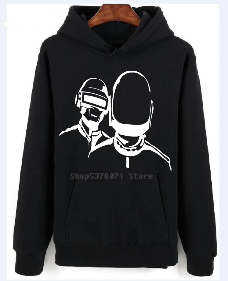 Daft панк Робот Рок Человек после всех смешных черные толстовки для рок фанатов