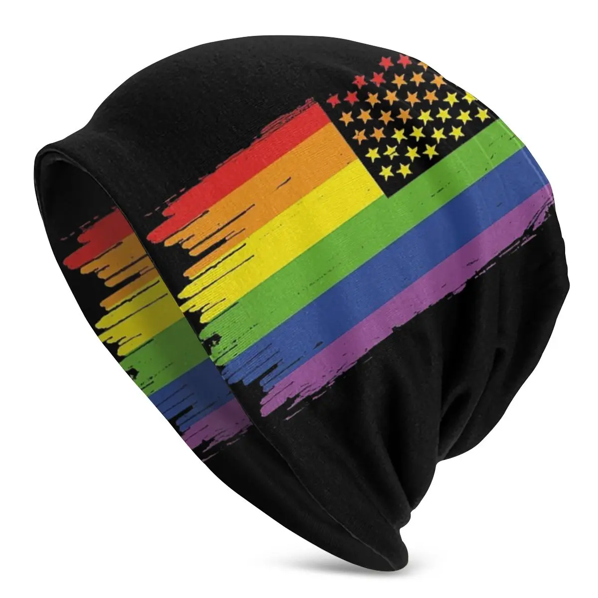 Distressed Gay Pride Радужный Флаг унисекс для взрослых Повседневная шапка уличная