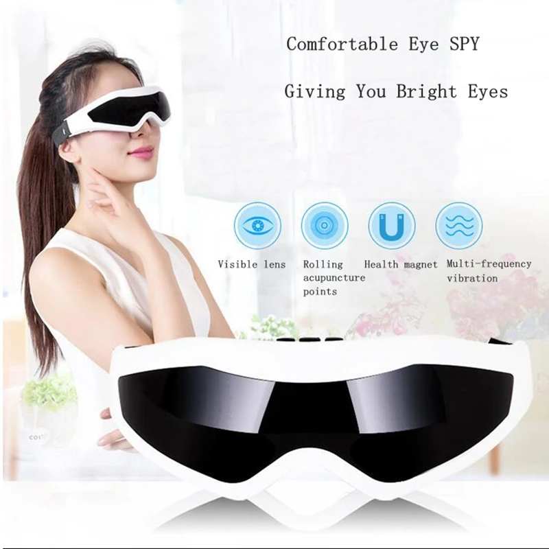 

Electric Eye Massager Visible Eye Protector Simulated Acupuncture Point Massage Multi-frequency Vibration Soothing Eye Fatigue