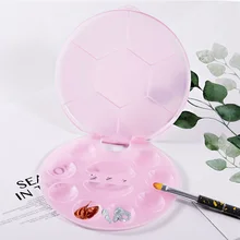 Цветной паллетка для ногтей Палитра для дизайна ногтей DIY Гель-лак для ногтей цветной лоток доска практичные инструменты для маникюра(China)