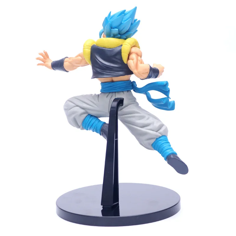 Аниме Рисунок 22 см Dragon Ball Z Broly Супер Saiyan бог синий Gogeta pvc рисунок с рисунками из комикса «Жемчуг дракона», Gogeta Коллекционная модель игрушки